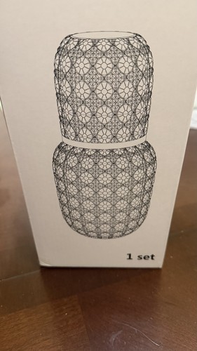Vintage bedside water carafe - vintage,