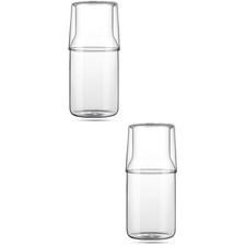  2 Sets Bedside Water Bottle