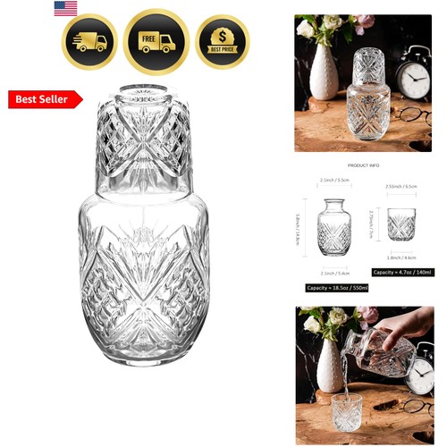 Bedside water carafe - water, cup