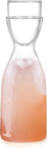 Bedside water carafe set - carafe, with