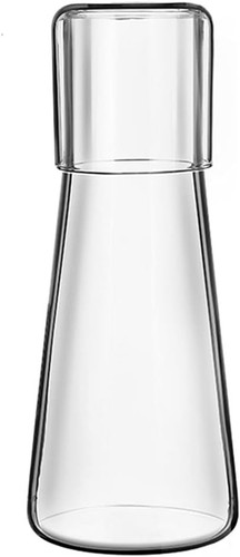 Clear bedside water carafe set - bedside,