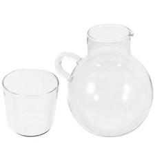  1 Set of Bedside Carafe Glass