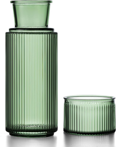 Bedside water carafe and - bedside, glass