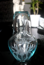 Floral Etched Tumble Up