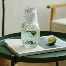 Bedside Water Carafe and Glass