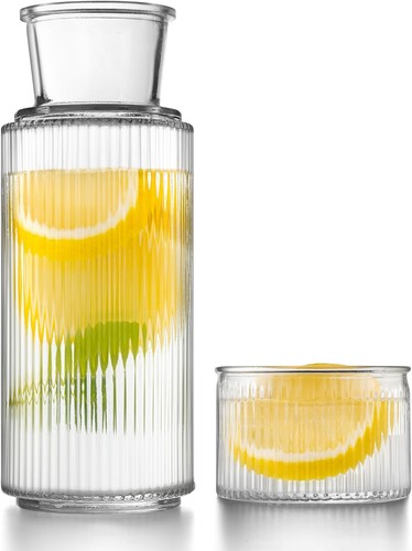 Bedside water carafe and - carafe,
