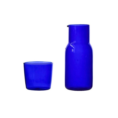 Bedside glass water carafe - bedside,