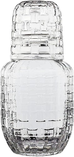 Bedside water carafe and glass - water,